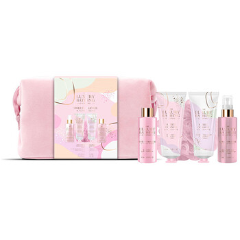 Luxury Bathing Set ( Pomeranč & Ylang ylang ) - Dárková sada péče o tělo v kosmetické taštičce 